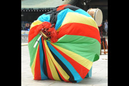 相馬宇多郷（磯部）の神楽　福島県
Souma Udago (Isobe) Kagura lion dance, Fukushima Prefecture